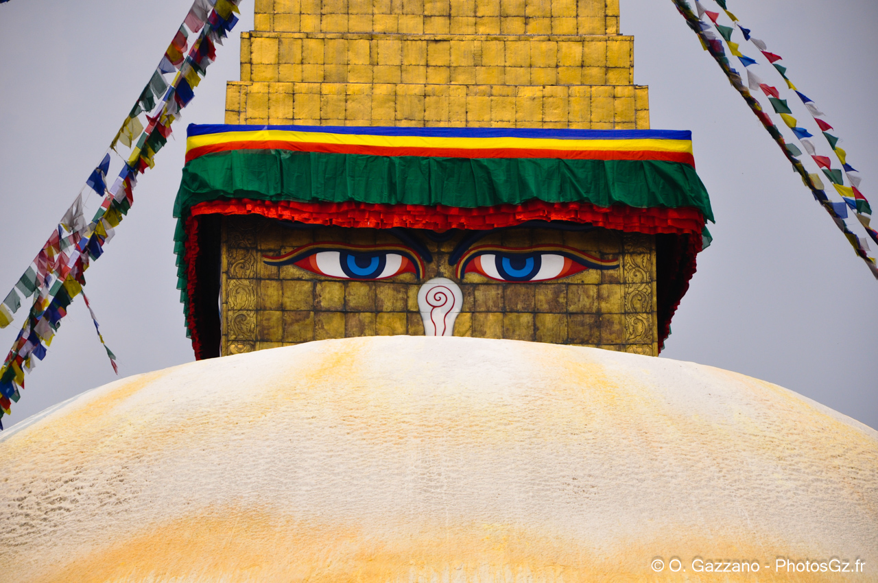 Yeux de Bouda / Katmandou, Népal